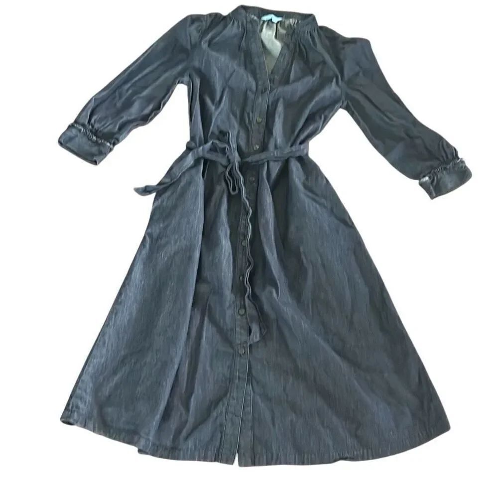 Draper, James denim tie waist  dress size 2